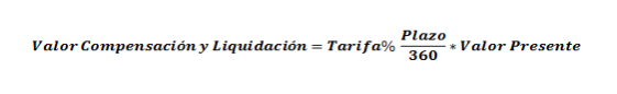Valor compensacion